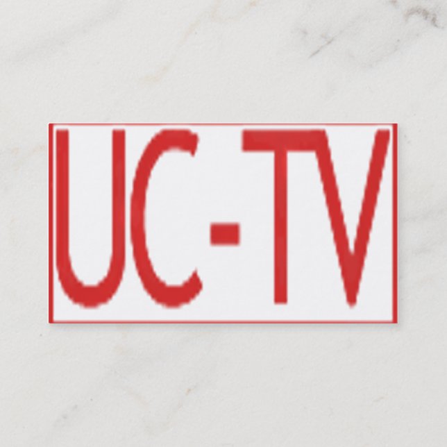 UCTV pädagogisch und Karriere-beratengeschäft Visitenkarte (Rückseite)