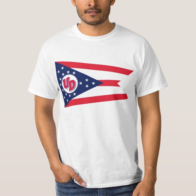 UD OHIO FLAGGE T-Shirt (Vorderseite)