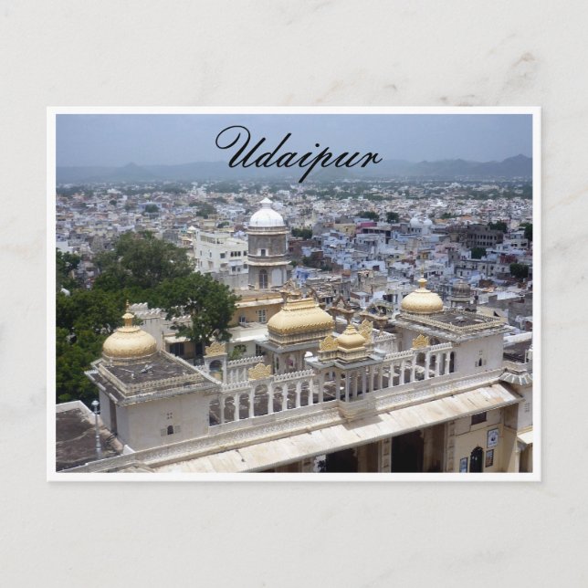 Udaipur india postkarte (Vorderseite)