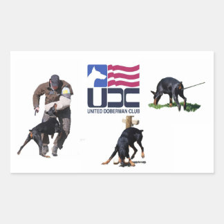 UDC IPO-Aufkleber Rechteckiger Aufkleber