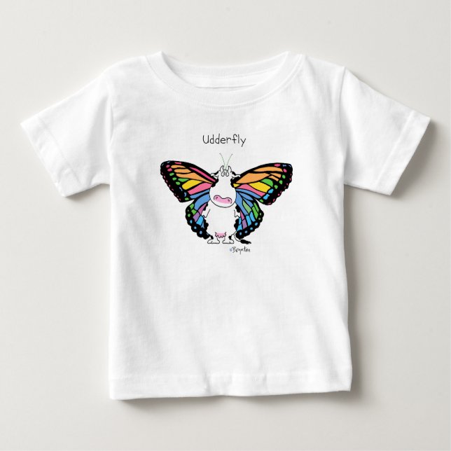UDDERFLY von Sandra Boynton Baby T-shirt (Vorderseite)