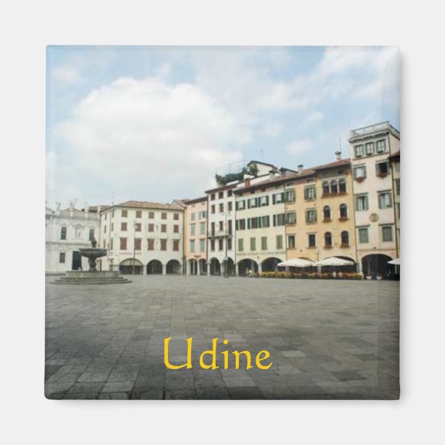 Udine, Italien Magnet (Vorne)