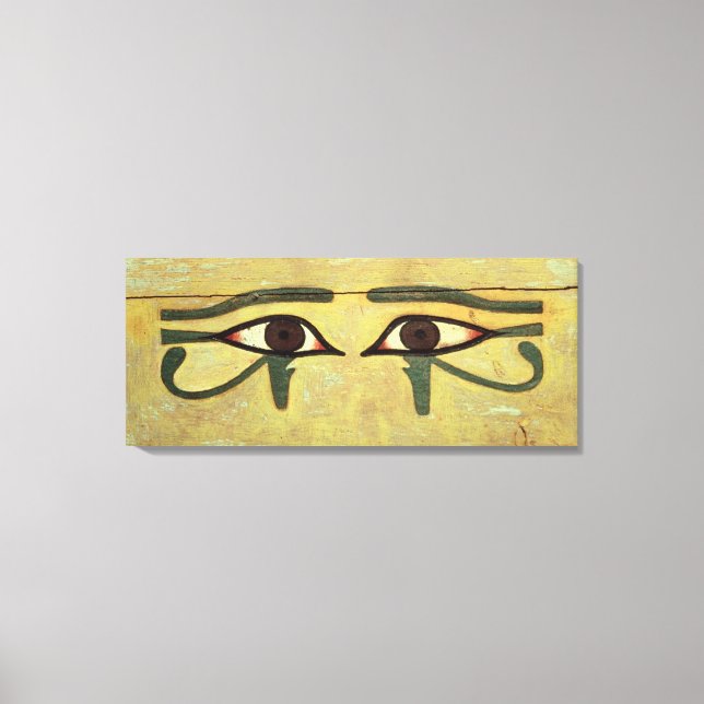 Udjat Eyes on a Coffin, Middle Kingdom Leinwanddruck (Vorderseite)