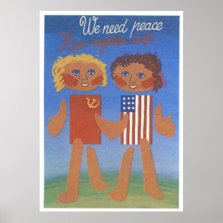 UdSSR CCCP Kalter Krieg Sowjetunion Gewerkschaft P Poster