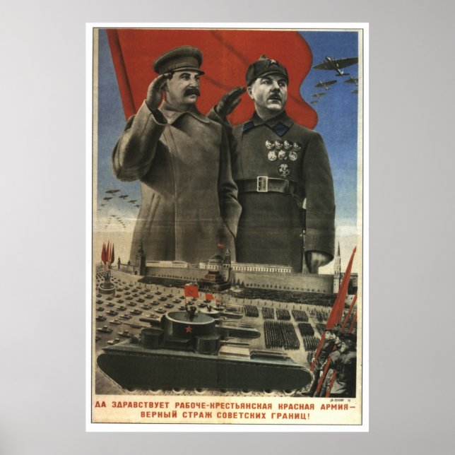 UdSSR CCCP Kalter Krieg Sowjetunion Gewerkschaft P Poster (Vorne)