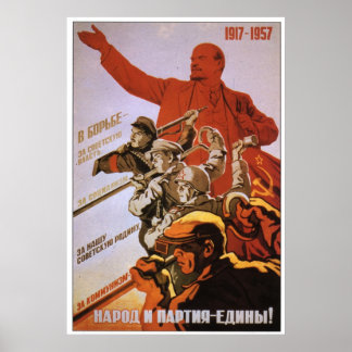 UdSSR CCCP Kalter Krieg Sowjetunion Gewerkschaft P Poster