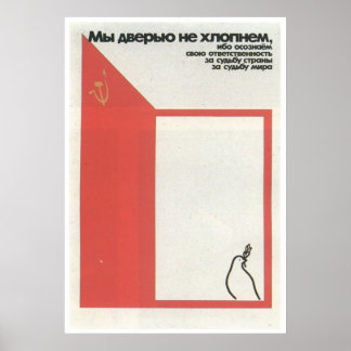 UdSSR CCCP Kalter Krieg Sowjetunion Gewerkschaft P Poster