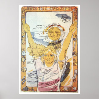 UdSSR CCCP Kalter Krieg Sowjetunion Gewerkschaft P Poster