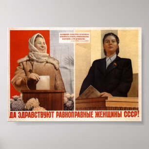 UdSSR CCCP Kalter Krieg Sowjetunion Gewerkschaft P Poster