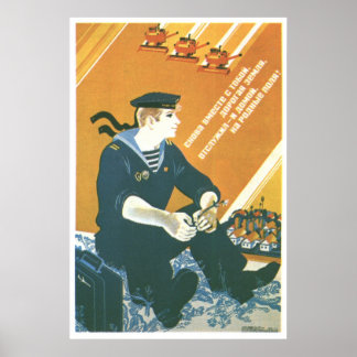 UdSSR CCCP Kalter Krieg Sowjetunion Gewerkschaft P Poster