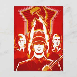 UdSSR CCCP Kalter Krieg Sowjetunion Gewerkschaft P Postkarte