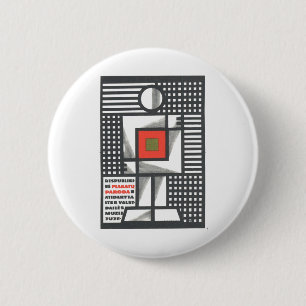 UdSSR CCCP Kalter Krieg Sowjetunion Propagandaplak Button