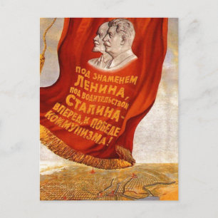 UdSSR CCCP Kalter Krieg Sowjetunion Propagandaplak Postkarte