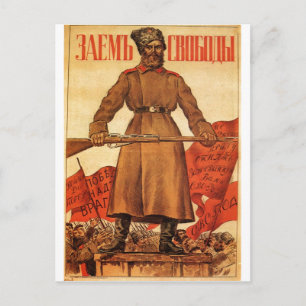 UdSSR CCCP Kalter Krieg Sowjetunion Propagandaplak Postkarte