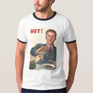 UdSSR CCCP Kalter Krieg Sowjetunion Propagandaplak T-Shirt
