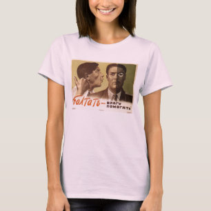 UdSSR CCCP Kalter Krieg Sowjetunion Propagandaplak T-Shirt
