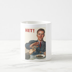 UdSSR CCCP Kalter Krieg Sowjetunion Propagandaplak Tasse