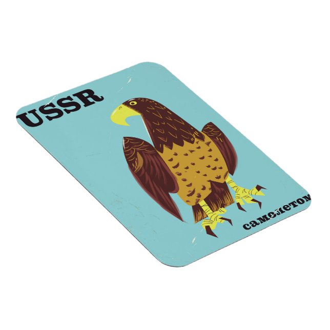 UdSSR Eagle Vintage Reiseplakat Magnet (Rechte Seite)
