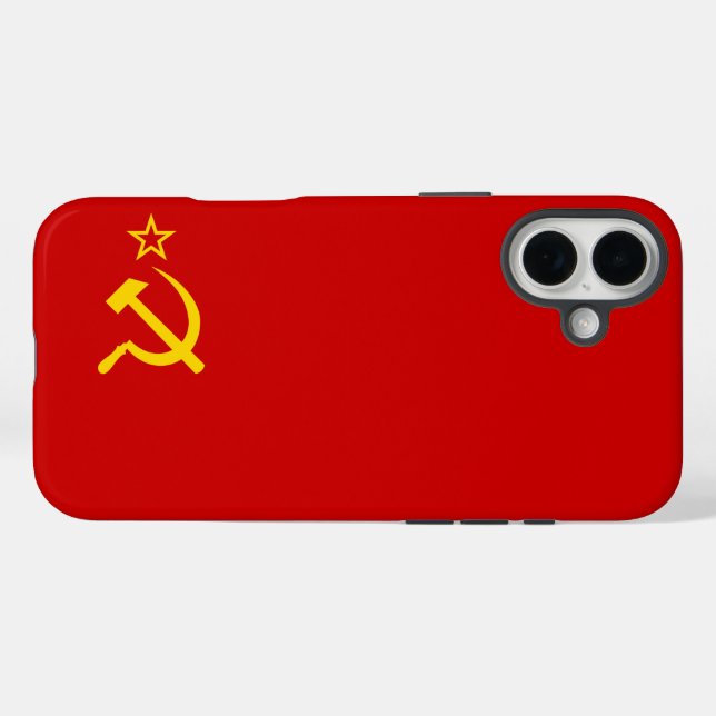 UdSSR FLAG Case-Mate iPhone Hülle (Rückseite (Horizontal))