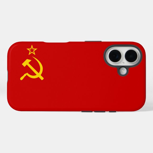UdSSR FLAG Case-Mate iPhone Hülle (Rückseite (Horizontal))
