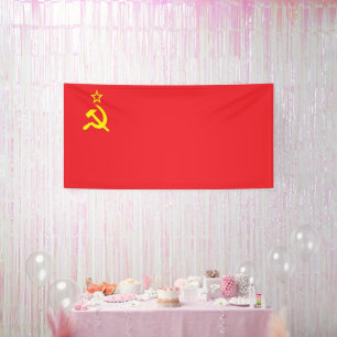UdSSR-Flagge Banner