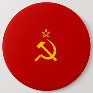 UdSSR-Flagge Button