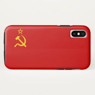 UdSSR-Flagge iPhone X Hülle