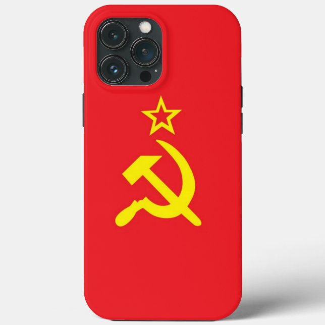 UdSSR-Flagge Case-Mate iPhone Hülle (Rückseite)