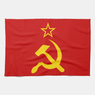 UdSSR-Flagge - Flagge der Sowjetunion Geschirrtuch