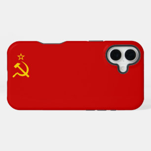UdSSR-Flagge iPhone 16 Plus Hülle