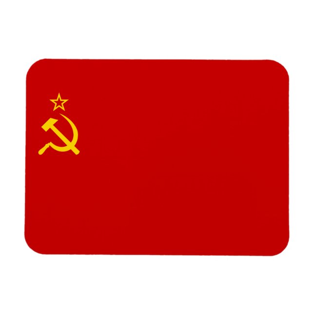 UdSSR-Flagge Magnet (Horizontal)