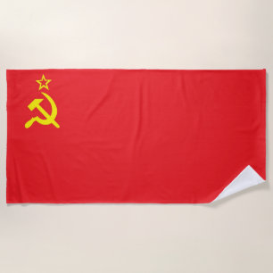 UdSSR-Flagge Strandtuch