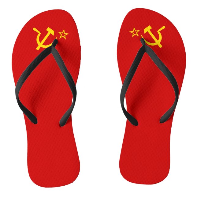 UdSSR Flip Flops (Fußbett)