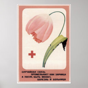 UdSSR-Propaganda "Random-Liebe" 1986 Poster