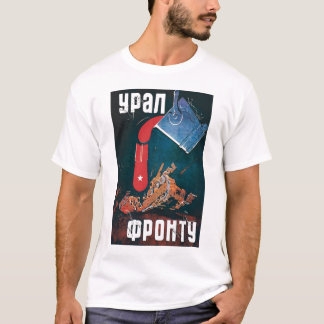 UDSSR, Russe, Sowjet, Propaganda, Krieg, Weltkrieg T-Shirt