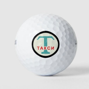 UdSSR / Russisch Vintag / Retro Taxicab Stand Zeic Golfball