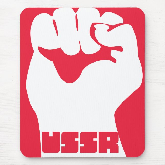 UdSSR Sowjetische Faust Poster Mousepad (Vorne)