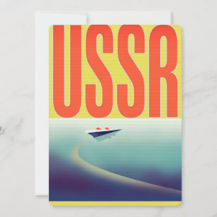 UdSSR sowjetisches Reiseplakat