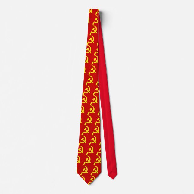 UdSSR Yello Neck Tie Krawatte (Vorderseite)