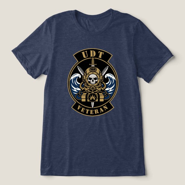 UDT Veteran Tri-Blend Shirt (Design Vorderseite)