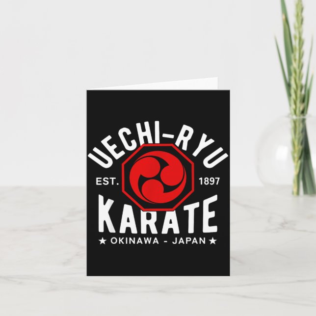 Uechi Ryu Karate Do Martial Arts Japan Tokyo  Karte (Vorderseite)