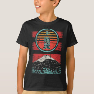 Uechi Ryu Karate Retro Vintag 80er Style T-Shirt