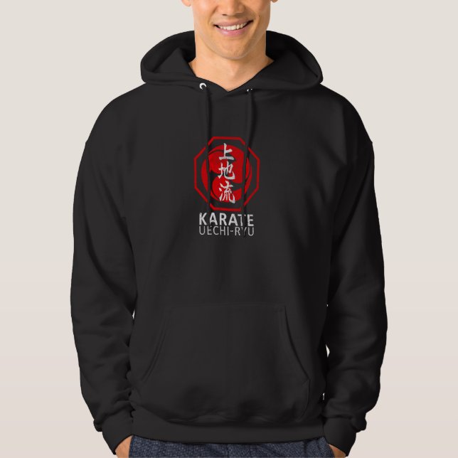 Uechi Ryu Karate Symbol Kanji Japan Martial Art MM Hoodie (Vorderseite)