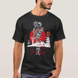 Uechi Ryu Okinawa Karate Dragon & Tiger Spirit T-Shirt