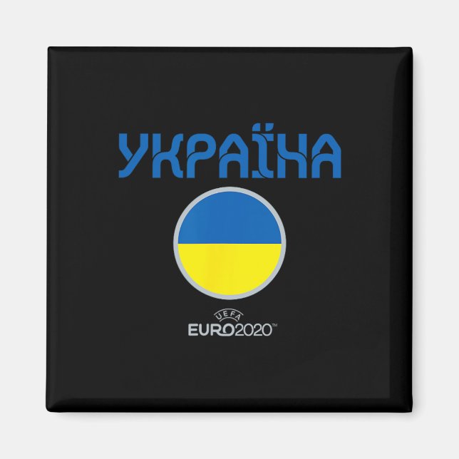 Uefa Euro 2020 Ukraine' Nation  Magnet (Vorne)