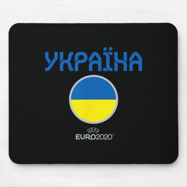 Uefa Euro 2020 Ukraine' Nation  Mousepad (Vorne)