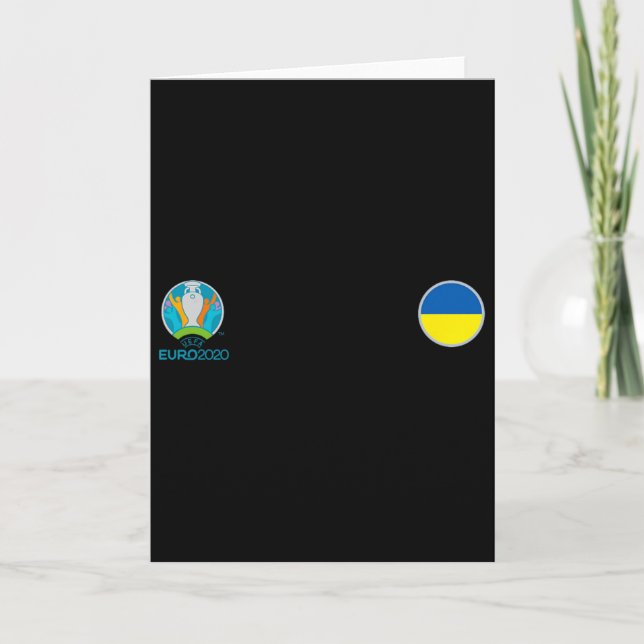 Uefa Euro Ukraine'  Karte (Vorderseite)