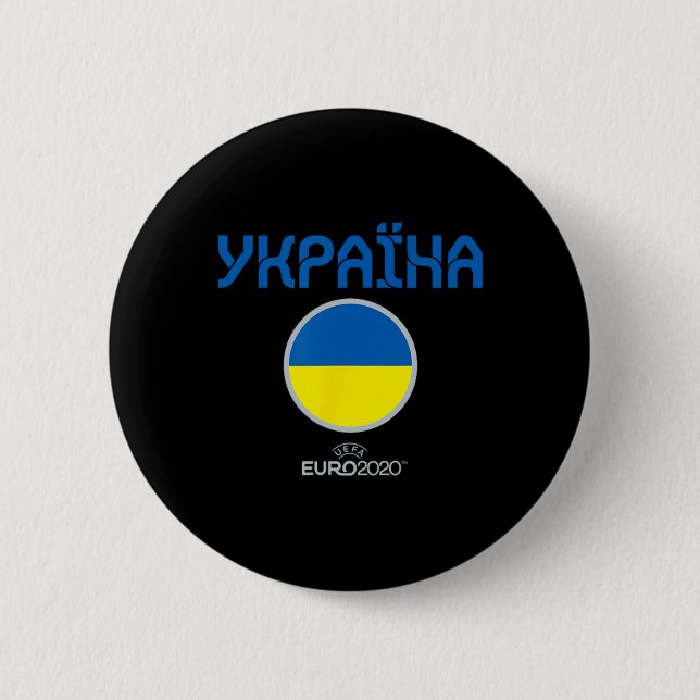 Uefa Euro Ukraine' Nation  Button (Vorderseite)