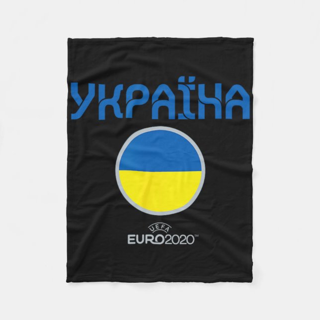 Uefa Euro Ukraine' Nation  Fleecedecke (Vorderseite)