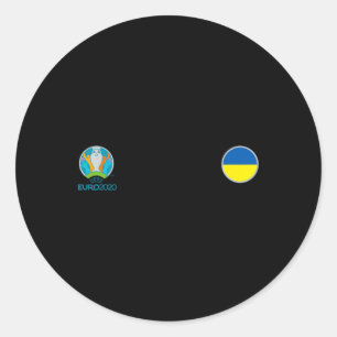 Uefa Euro Ukraine' Runder Aufkleber